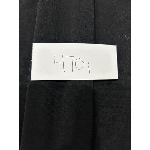 Notations Petite Flutter Sleeve Black Knot Front Blouse Sz LP - Picture 8 of 8